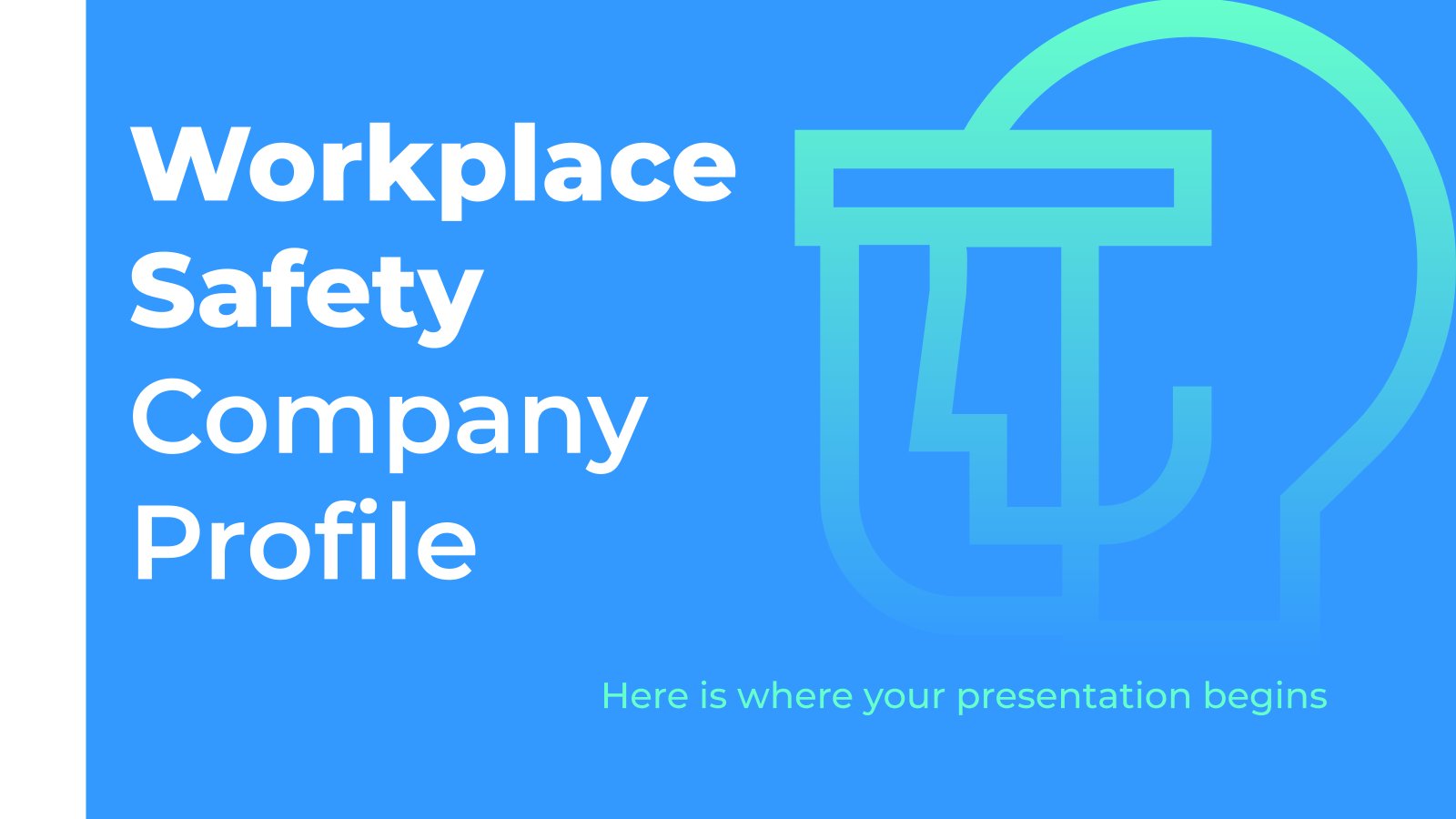 Workplace Safety Company Profile presentation template 