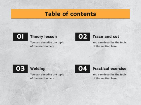 Blacksmith Workshop presentation template 
