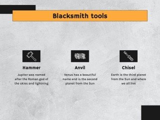 Blacksmith Workshop presentation template 