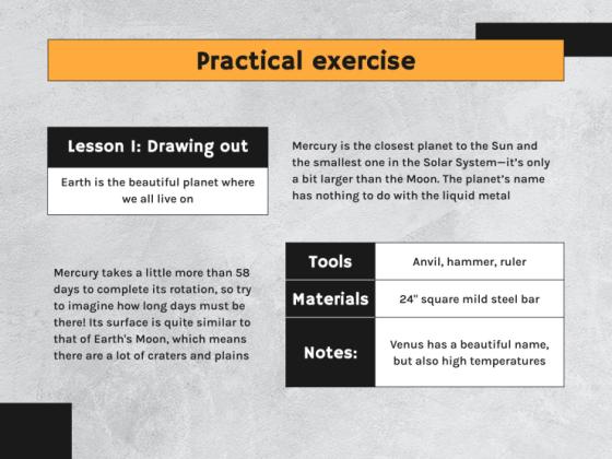 Blacksmith Workshop presentation template 