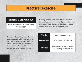 Blacksmith Workshop presentation template 