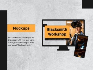 Blacksmith Workshop presentation template 