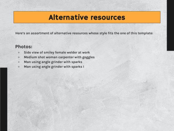Blacksmith Workshop presentation template 