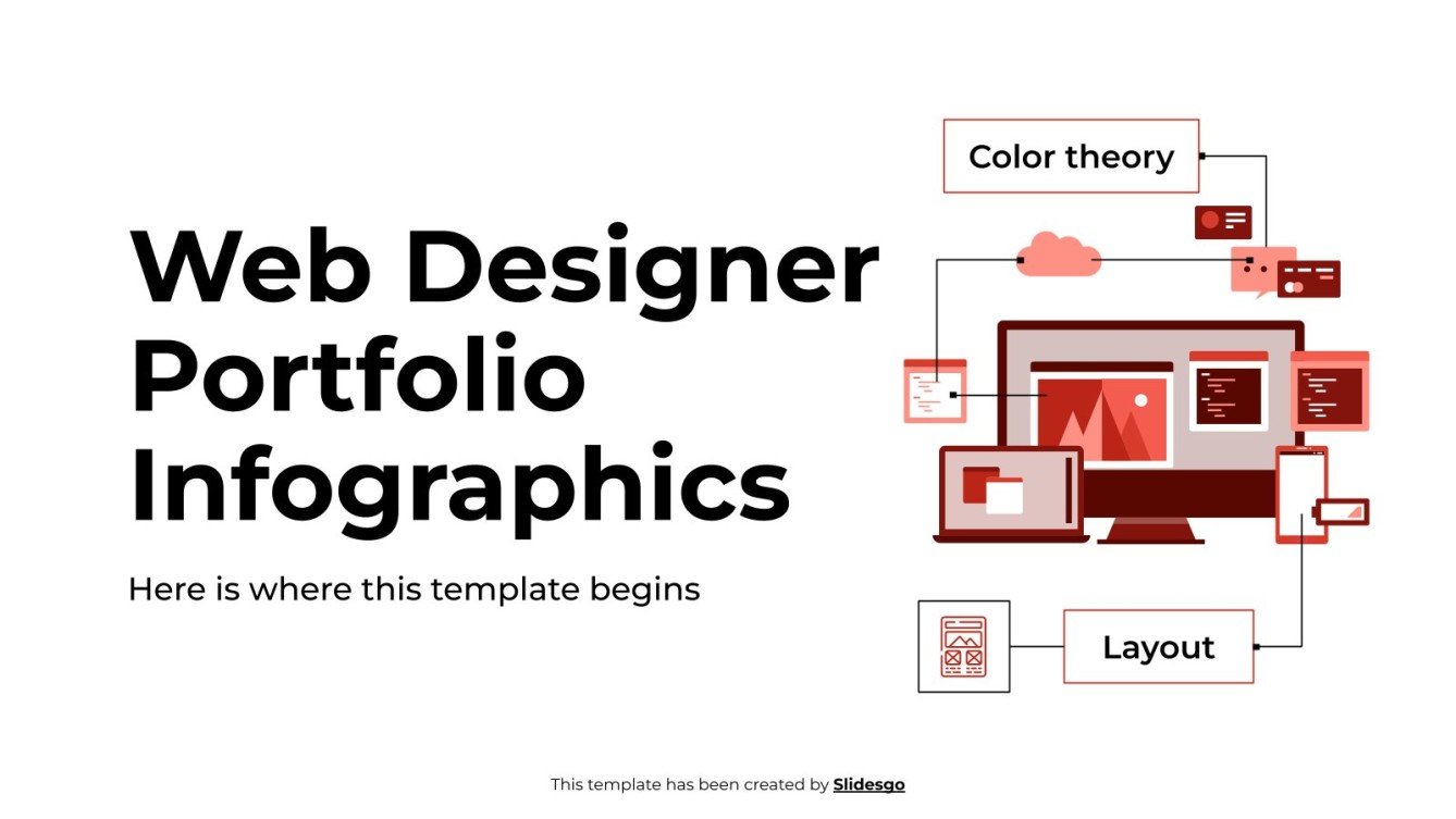 Plantillas gratis de diseño web para Google Slides y PowerPoint