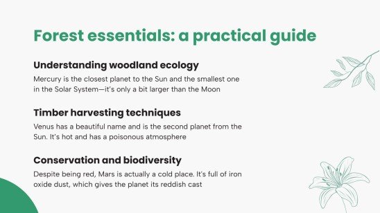 Notes Forestry Lesson Forestry Basics Workshop Presentation