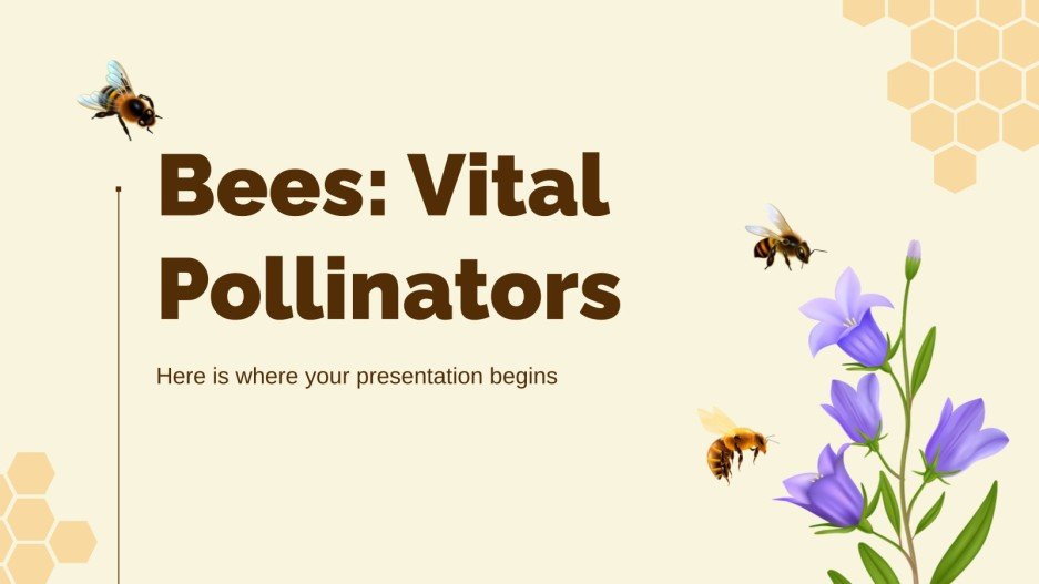 Kostenlose Google Slides & PowerPoint Vorlagen über Bienen