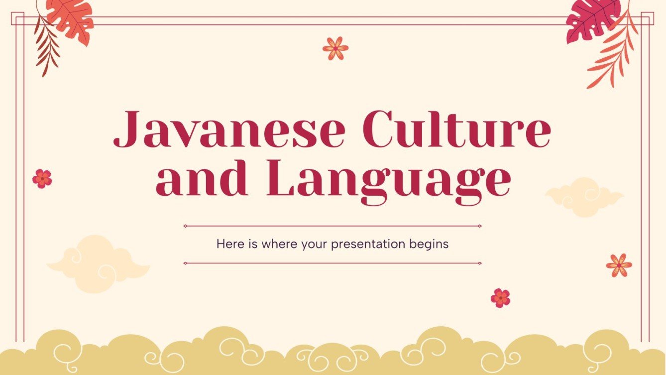 Javanese Culture and Language Presentation