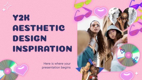 Presentación Inspiración del diseño estético Y2K