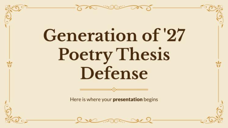 Thesis Defense