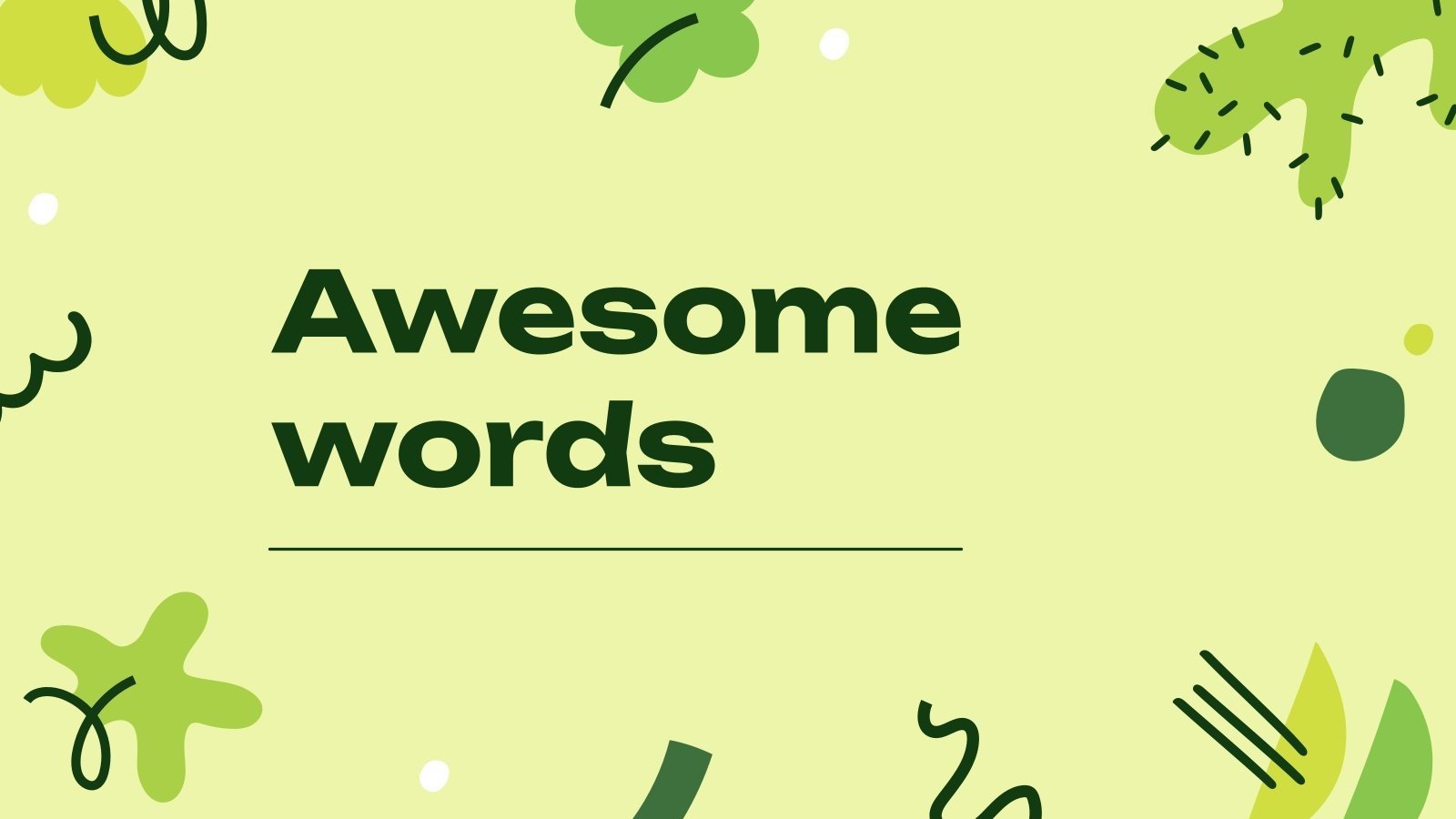 Green Theme Presentation