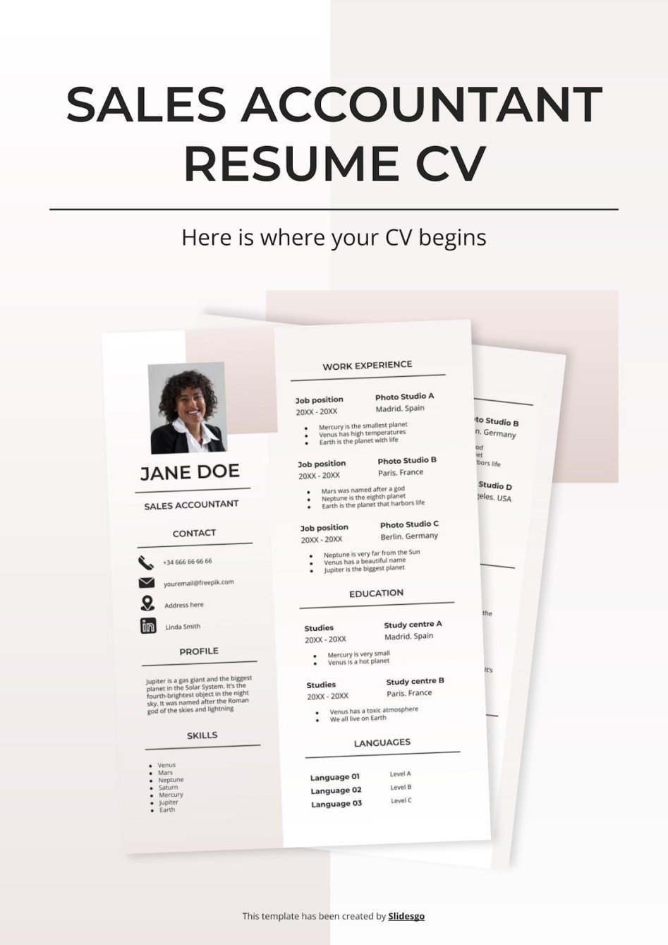 Free Resume Google Slide themes and PowerPoint templates
