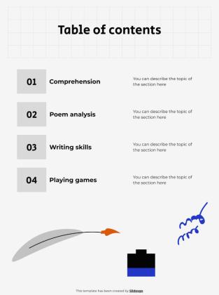 Poem Analysis 101 - Lesson and Activities for High School presentation template 