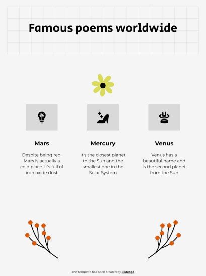 Poem Analysis 101 - Lesson and Activities for High School presentation template 