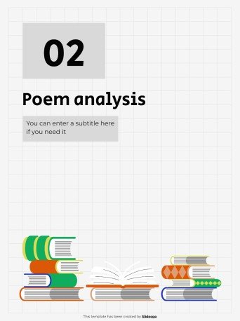 Poem Analysis 101 - Lesson and Activities for High School presentation template 