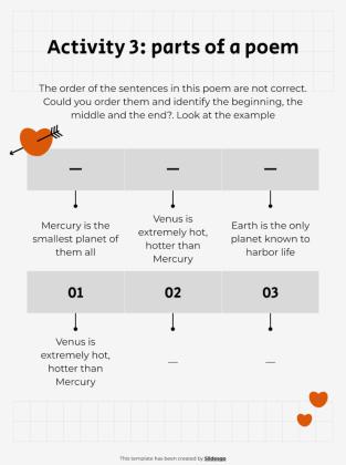 Poem Analysis 101 - Lesson and Activities for High School presentation template 