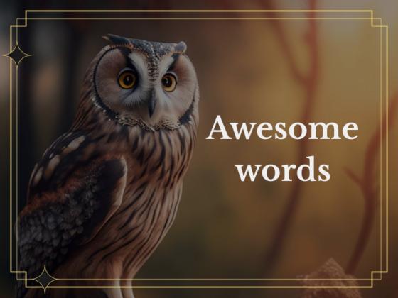 Ornithology Workshop: Owls presentation template 