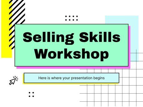 Selling Skills Workshop presentation template 