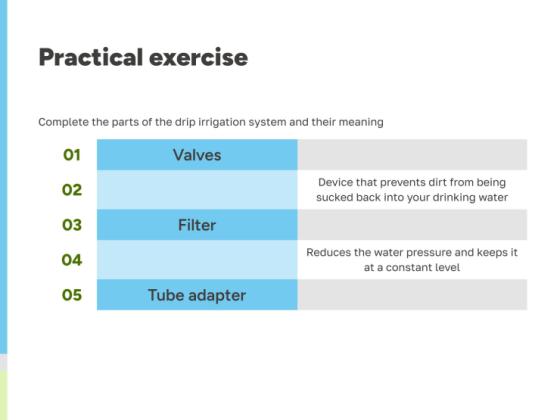 Irrigation Systems Workshop presentation template 