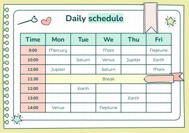 Doodle Online Notebook Personal Organizer presentation template 