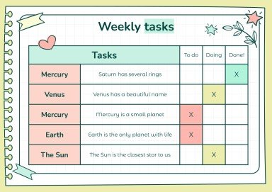 Doodle Online Notebook Personal Organizer presentation template 
