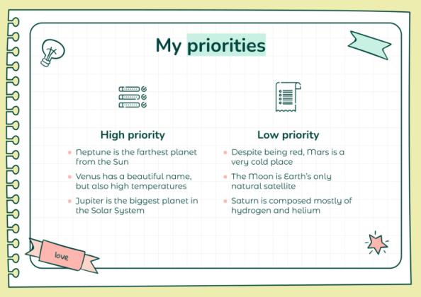 Doodle Online Notebook Personal Organizer presentation template 