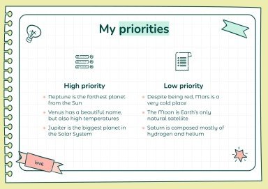 Doodle Online Notebook Personal Organizer presentation template 