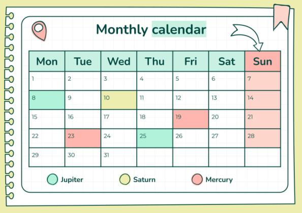 Doodle Online Notebook Personal Organizer presentation template 