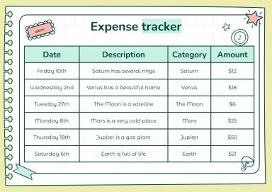 Doodle Online Notebook Personal Organizer presentation template 