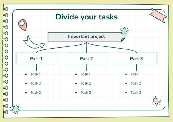 Doodle Online Notebook Personal Organizer presentation template 