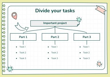 Doodle Online Notebook Personal Organizer presentation template 