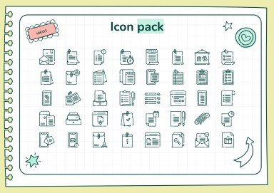 Doodle Online Notebook Personal Organizer presentation template 