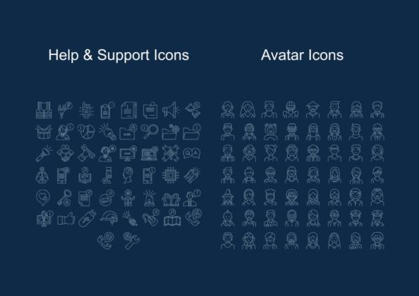 Doodle Online Notebook Personal Organizer presentation template 