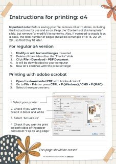 Mood Board Notebook presentation template 