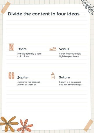 Mood Board Notebook presentation template 