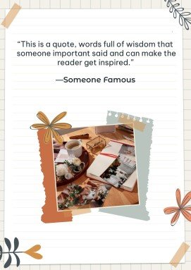 Mood Board Notebook presentation template 