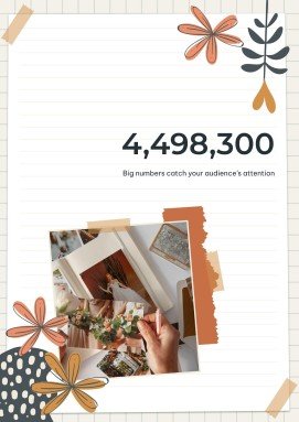 Mood Board Notebook presentation template 