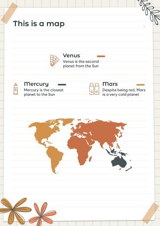 Mood Board Notebook presentation template 