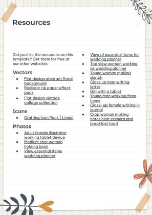 Mood Board Notebook presentation template 