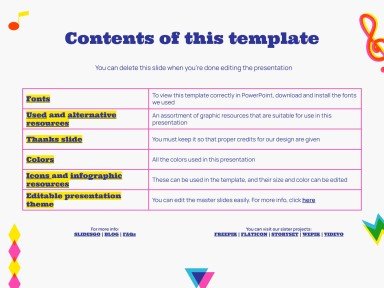 메렝게 댄스 워크숍 프레젠테이션 템플릿