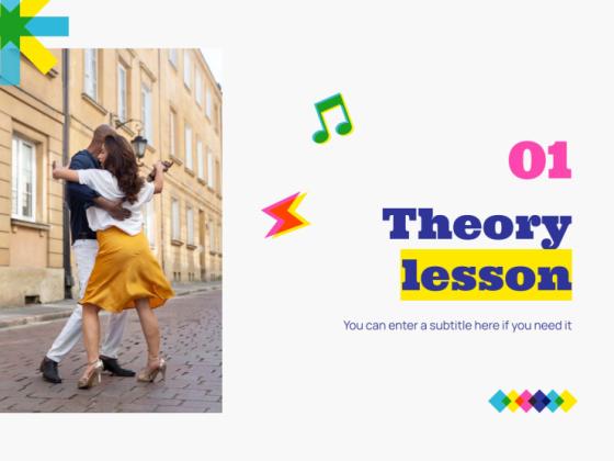 메렝게 댄스 워크숍 프레젠테이션 템플릿