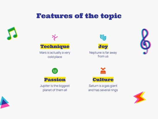 메렝게 댄스 워크숍 프레젠테이션 템플릿