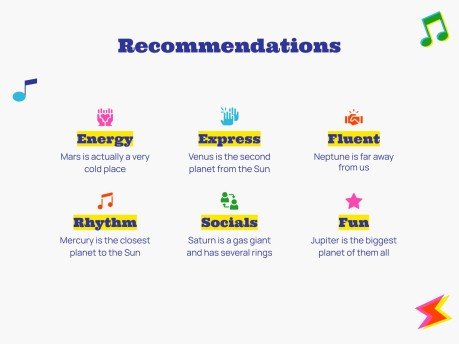 메렝게 댄스 워크숍 프레젠테이션 템플릿