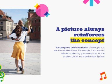 메렝게 댄스 워크숍 프레젠테이션 템플릿