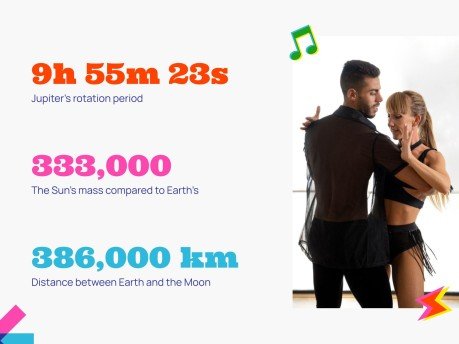 메렝게 댄스 워크숍 프레젠테이션 템플릿