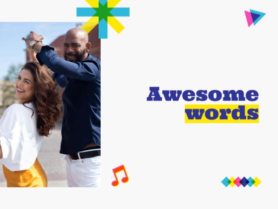 메렝게 댄스 워크숍 프레젠테이션 템플릿