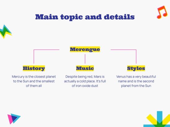 메렝게 댄스 워크숍 프레젠테이션 템플릿