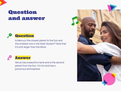 메렝게 댄스 워크숍 프레젠테이션 템플릿