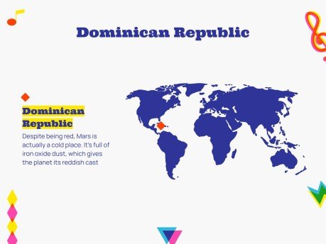 메렝게 댄스 워크숍 프레젠테이션 템플릿