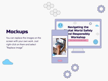 Navigating the Digital World Safely and Responsibly Workshop presentation template 