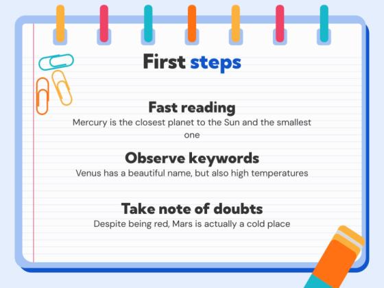 Strategies for Studying Texts presentation template 